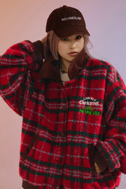 Vintage Check Loose Fit Jacket