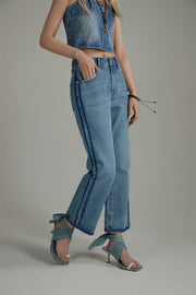 Semi Bootcut Denim Jeans