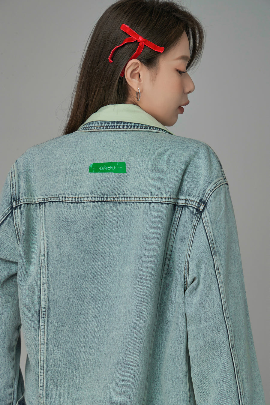 CHUU It Will Take Time Denim Jacket