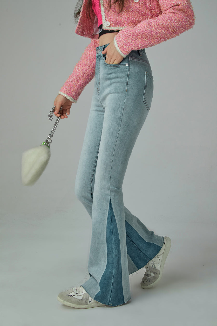 CHUU Diva Slim Bootcut Jeans