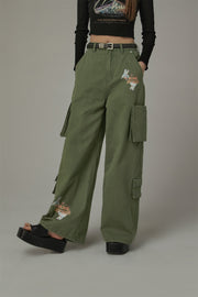 Wide Cargo Pants