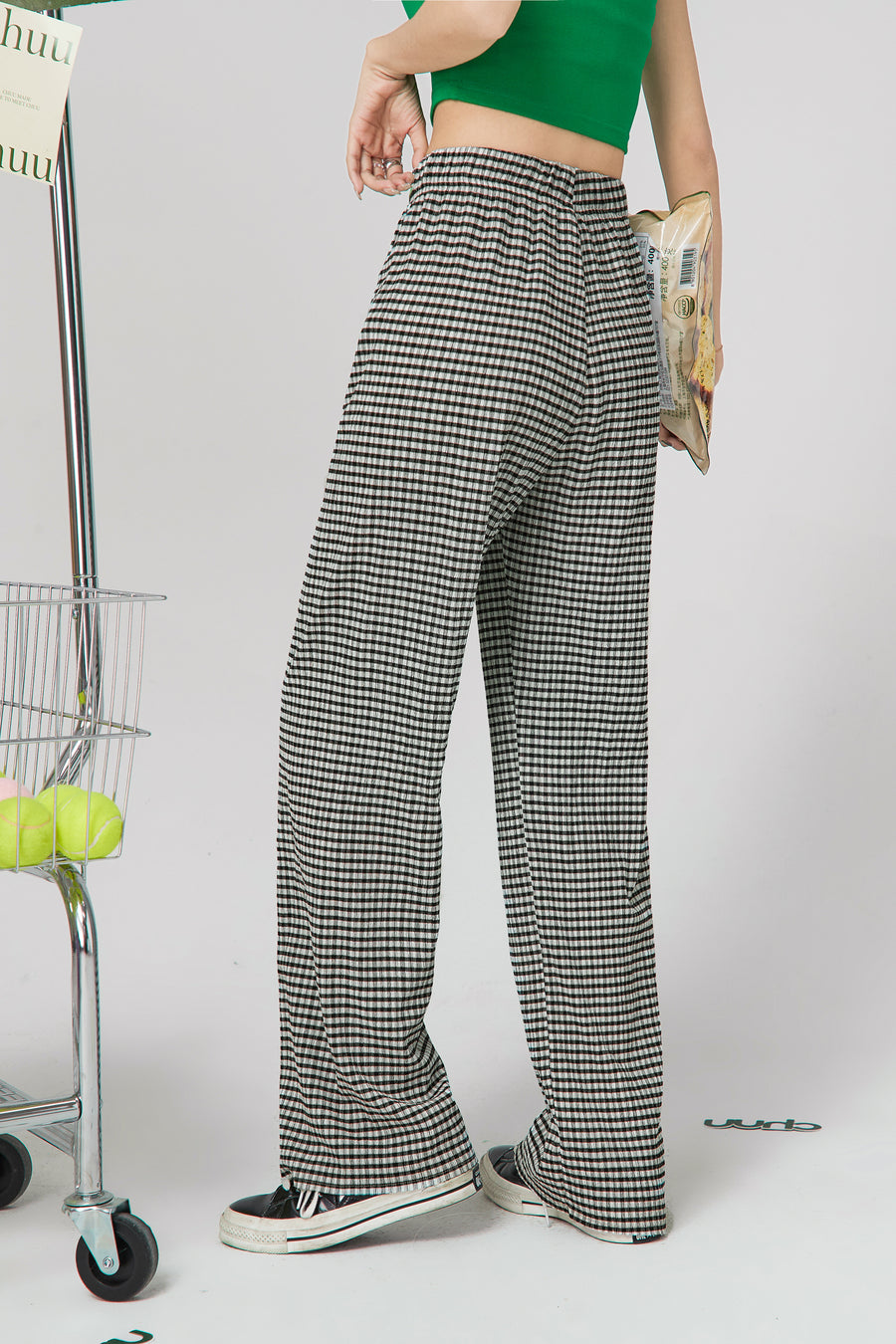 CHUU Worth The Wait Checkered Pants