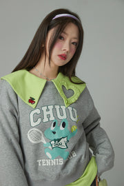 Tennis Frog Loose Fit Sweatshirt