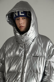 Space Hood Overfit Padding Jacket