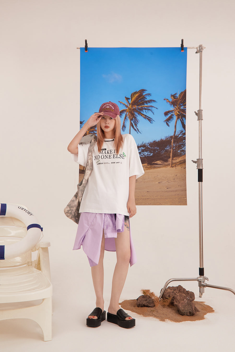 CHUU Logo Loose Fit T-Shirt