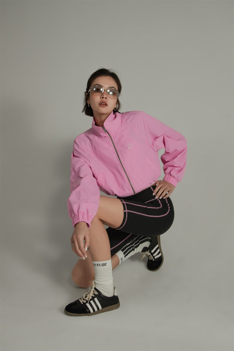 CHUU Line Point Biker Shorts