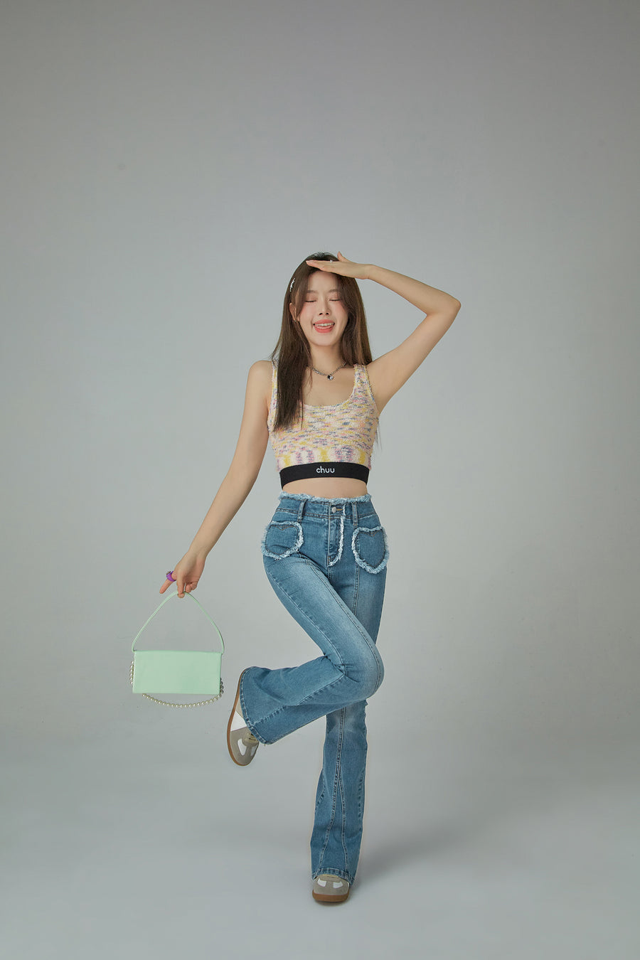 CHUU Chuu Key To My Heart Bootcut Jeans