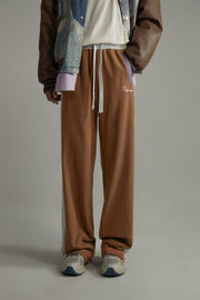 Color Matching Loose Fit Pants