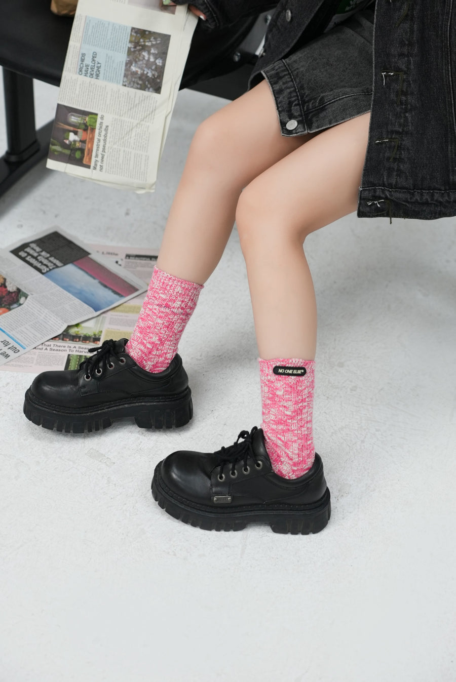 CHUU Melange Ankle Socks