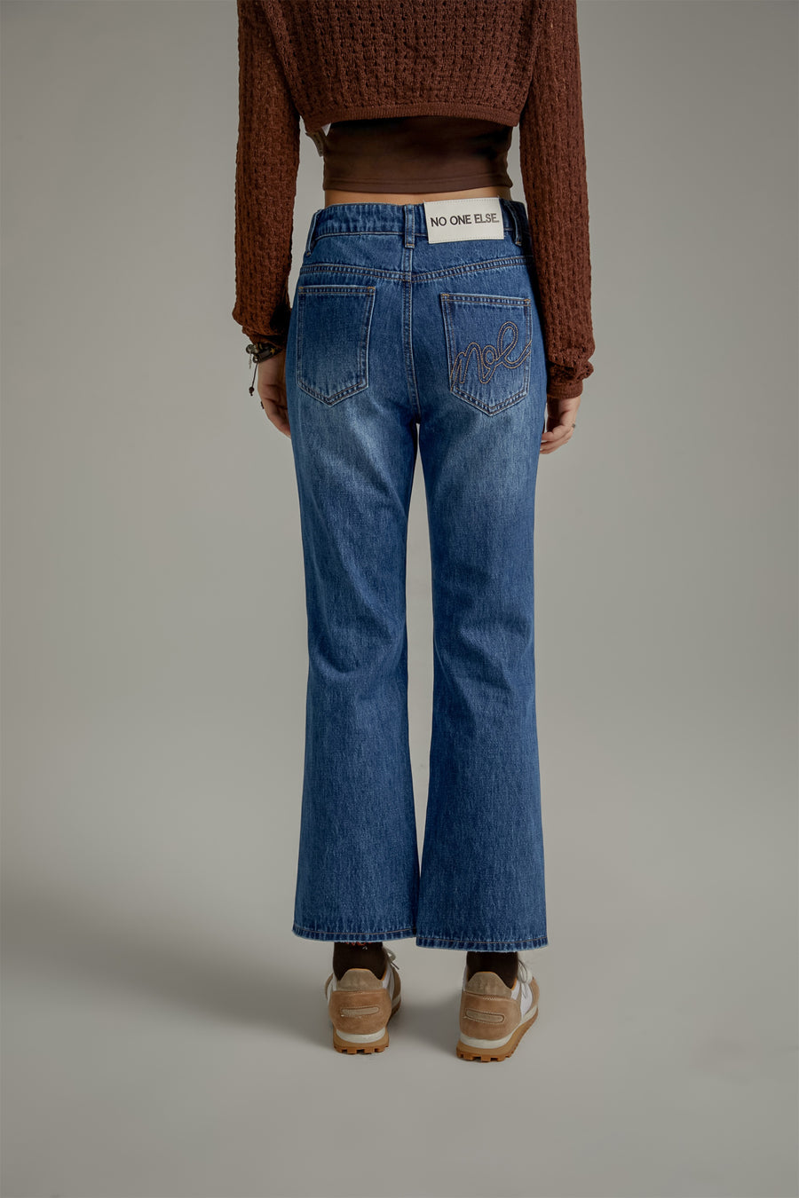 CHUU Unbalanced Denim Jeans