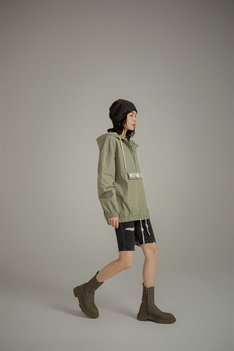 CHUU Loose Fit Hooded Anorak Jacket