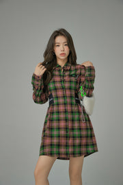 Catching Feelings Checkered Dress