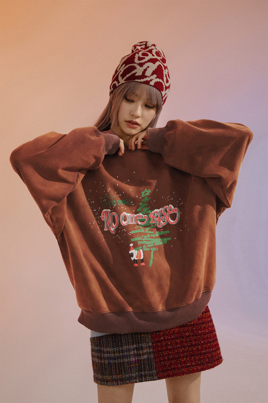 CHUU Christmas Loose Fit Sweatshirt