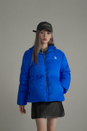 String Hood Oversize Padded Jacket