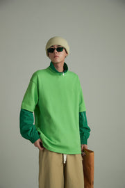 Solid Color Oversized Thick T-Shirt