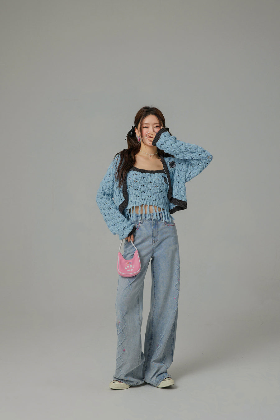 CHUU Positive Spark Knit Cardigan