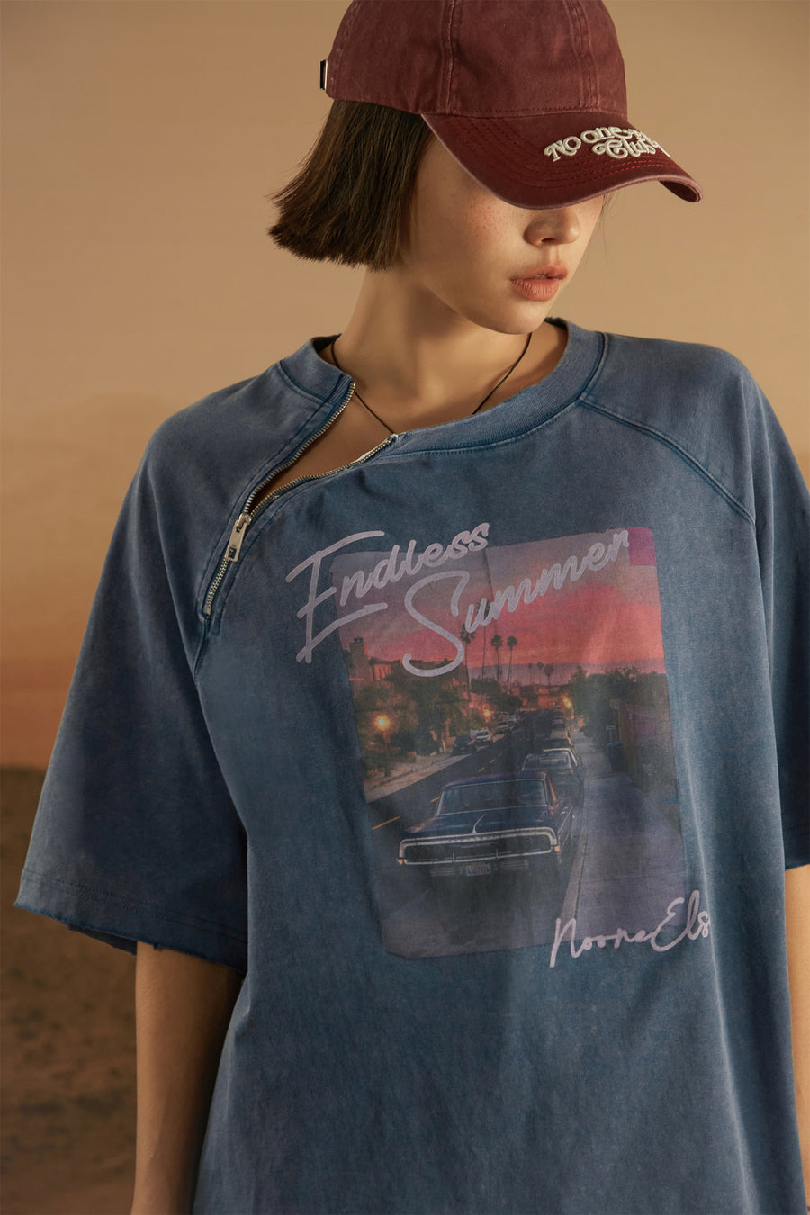 CHUU Raglan Endless Summer Loose Fit T-Shirt