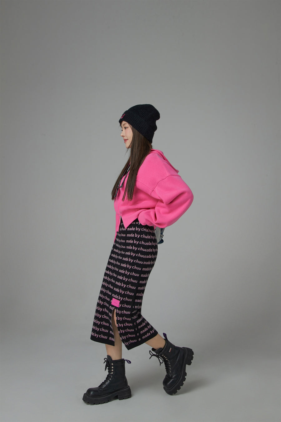 CHUU Made By Chuu Maxi Knit Skirt