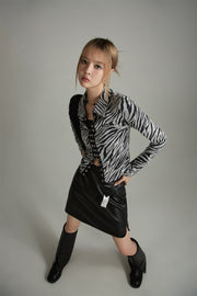 Zebra Long Sleeve Shirt