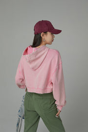 Chuu Baby Heart Crop Hoodie