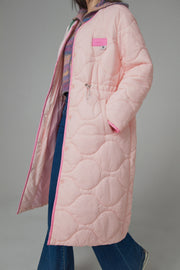 Cute Quilted Long Coat