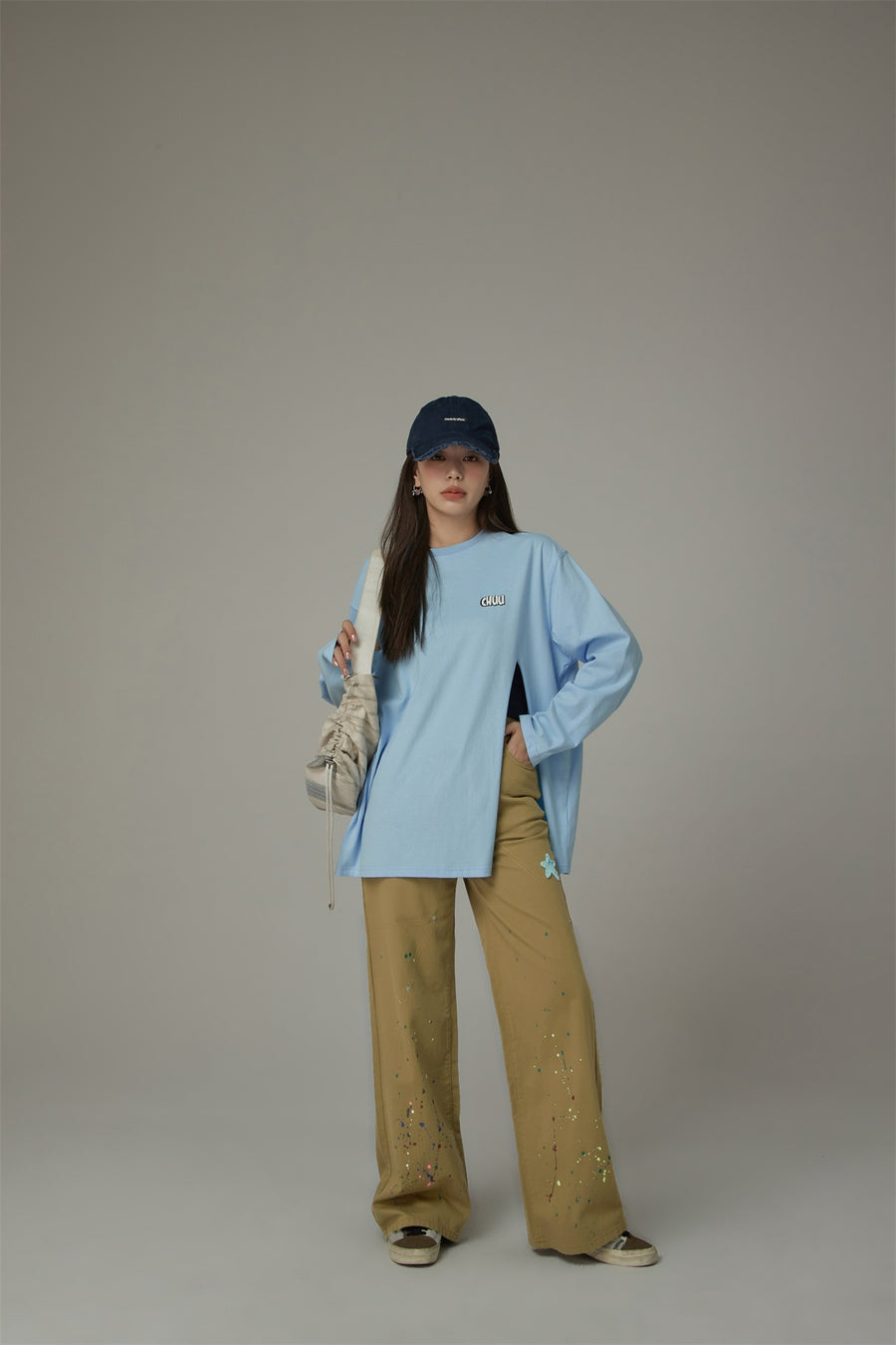 CHUU Star Wide Pants