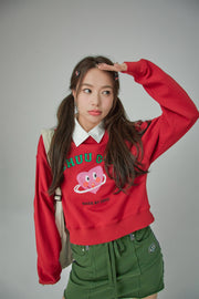 Chuu Girl Lovely Heart Sweatshirt