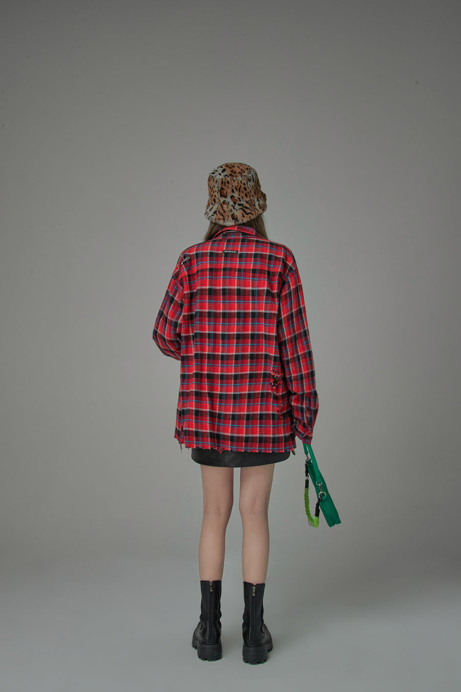 CHUU No Worries Needed Plaid Shirt