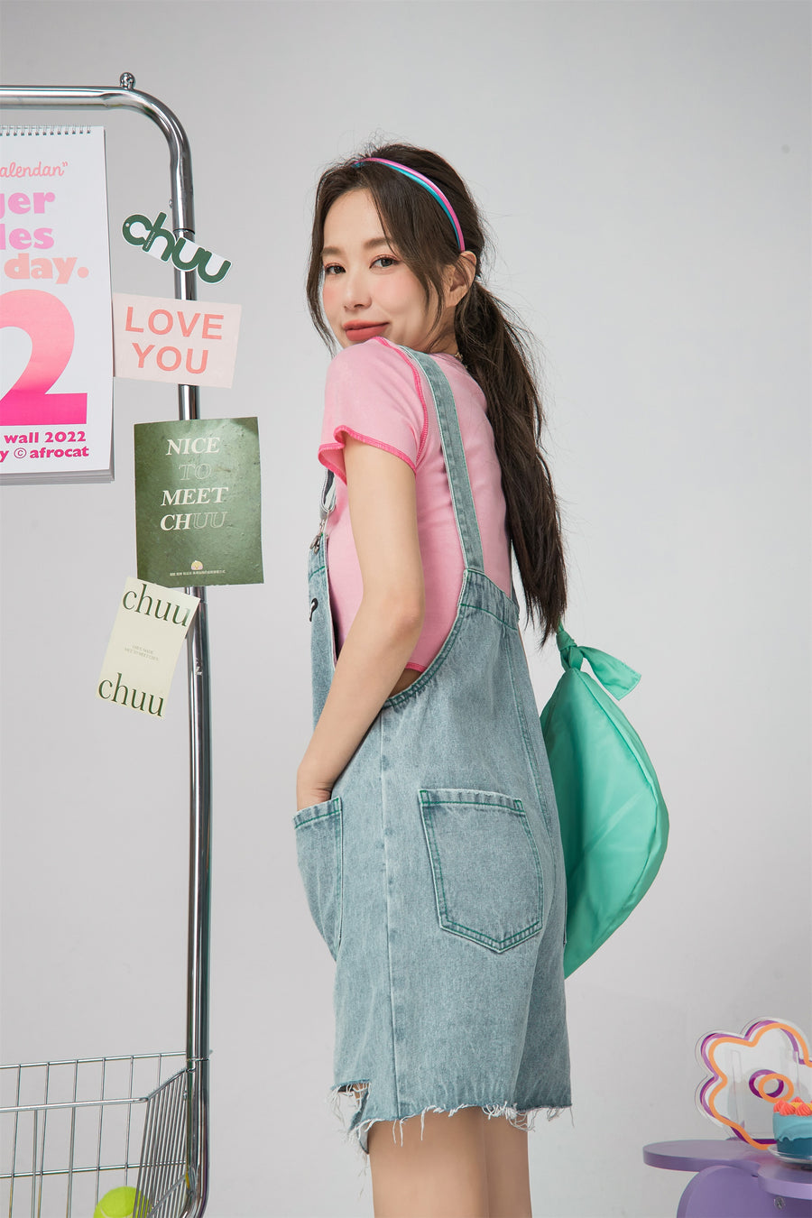 CHUU I Wonder Why Denim Overalls