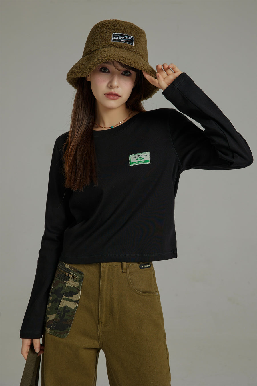 CHUU 11 Colors Daily Long-Sleeves Top