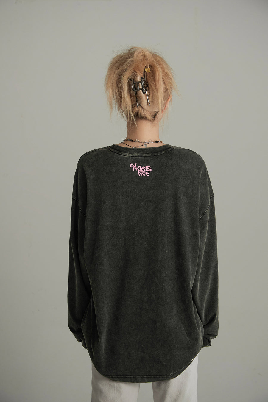 CHUU Printed Long Sleeve T-Shirt