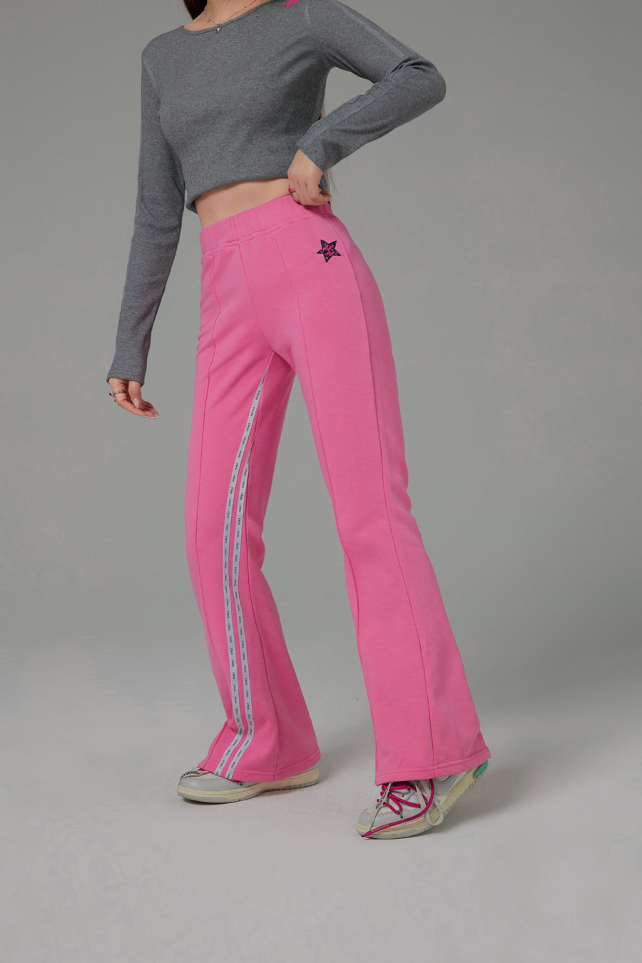 CHUU Exhilarating Slim Bootcut Jogger Pants