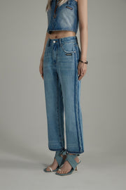 Semi Bootcut Denim Jeans