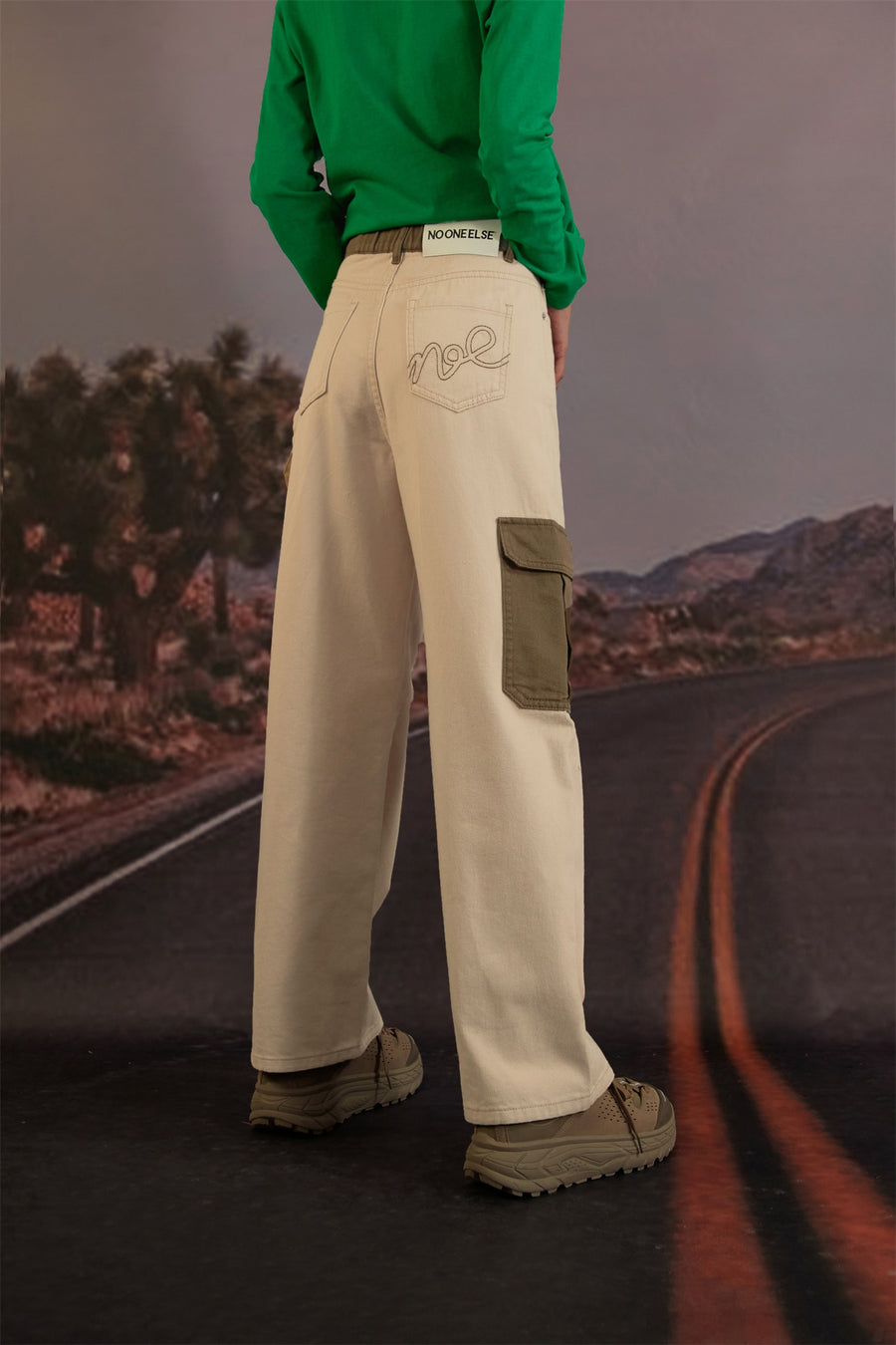 CHUU Pocket High-Waisted Casual Pants