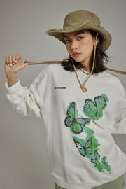 Butterflies Oversized Sweatshirt