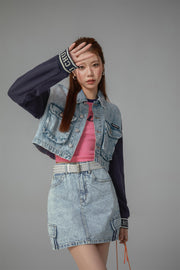 Denim Mini Skirt