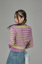 Called What I Want Stripes Knit Top