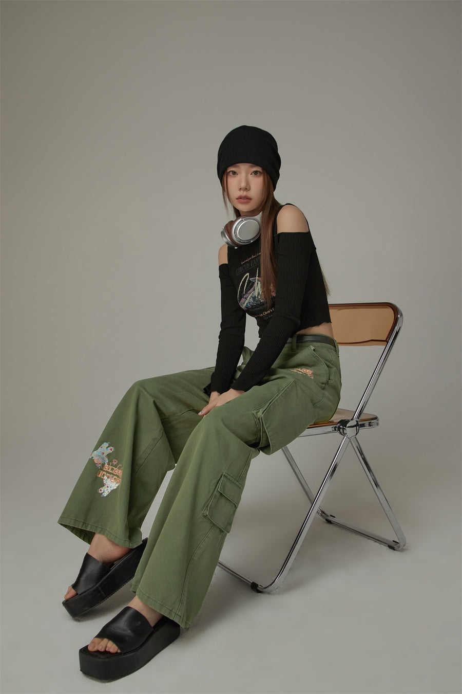 CHUU Wide Cargo Pants