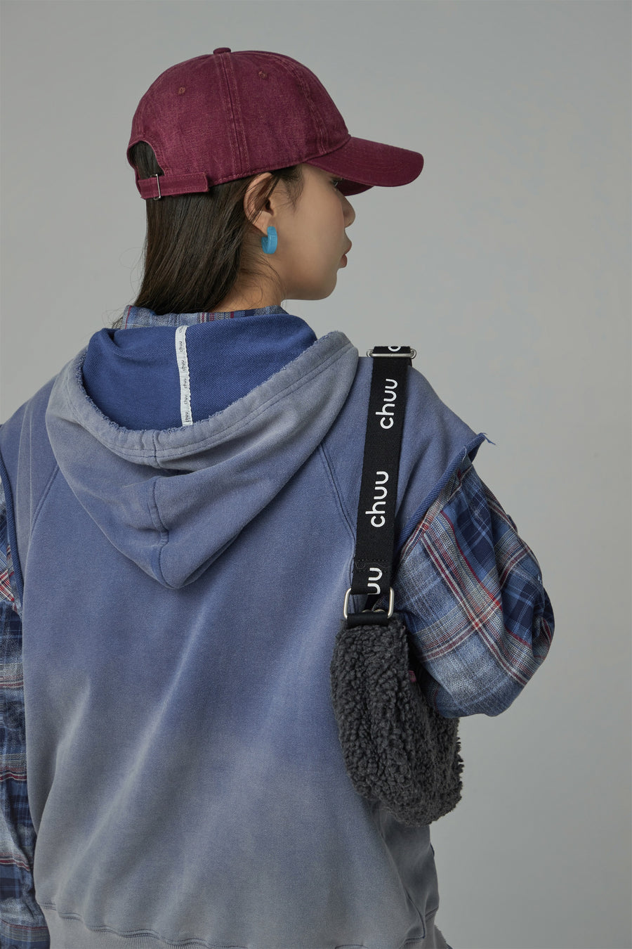 CHUU Size Doesnt Matter Cotton Sleeveless Hoodie