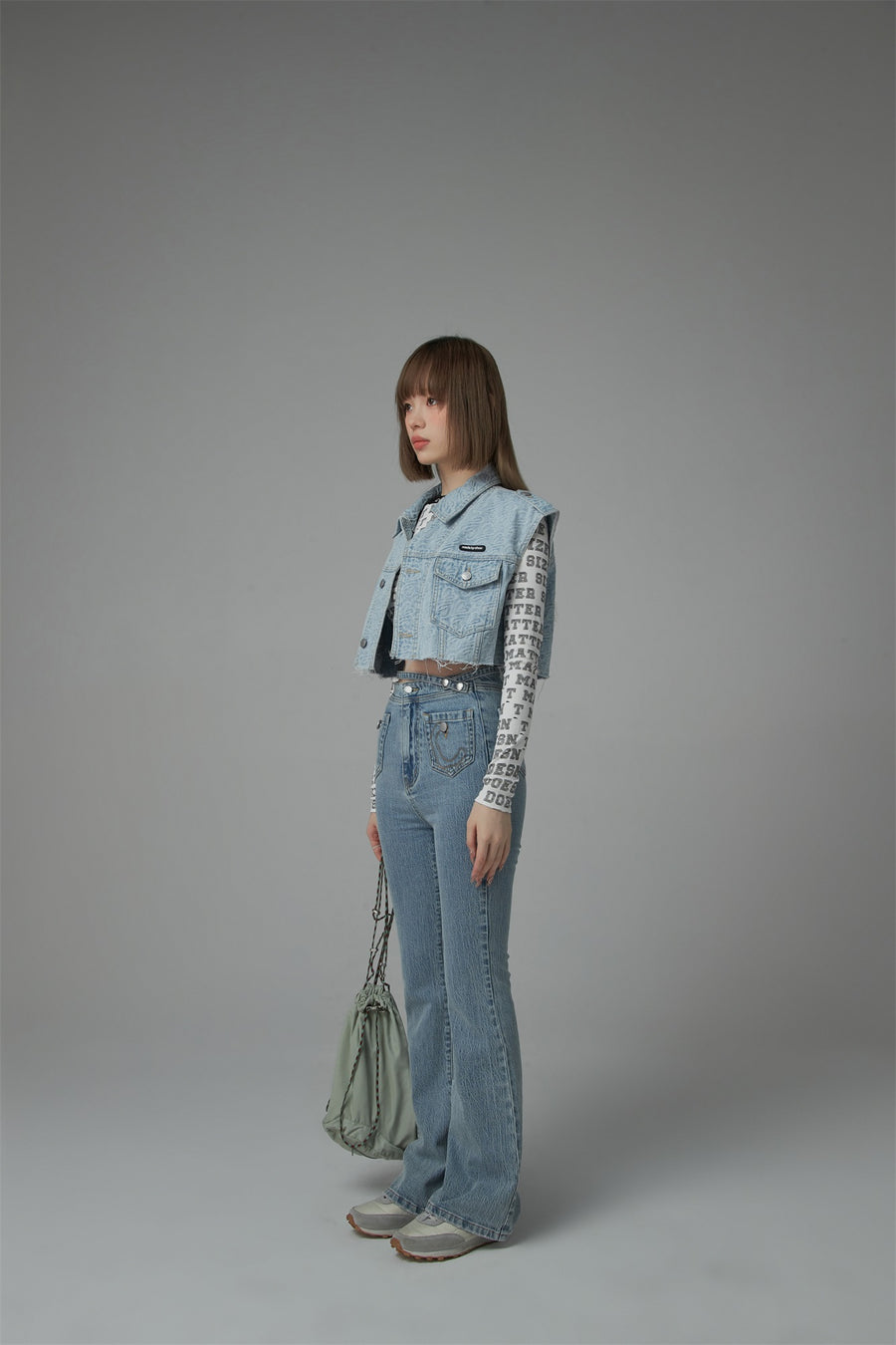 CHUU Loose Fit Denim Vest