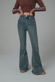 Wind Up Bootcut Denim Pants