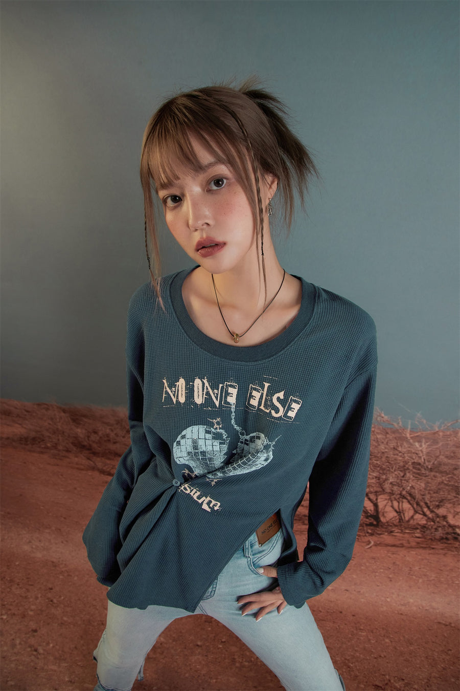 CHUU Goodbye Disco Long Sleeve T-shirt