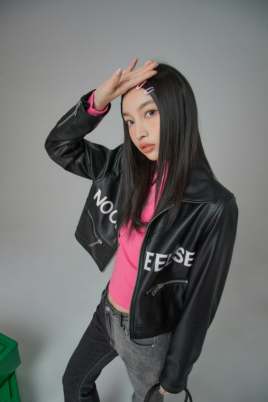 CHUU Completely Recreate Yourself Leather Jacket