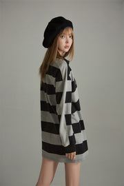 Striped Loose Fit Dress