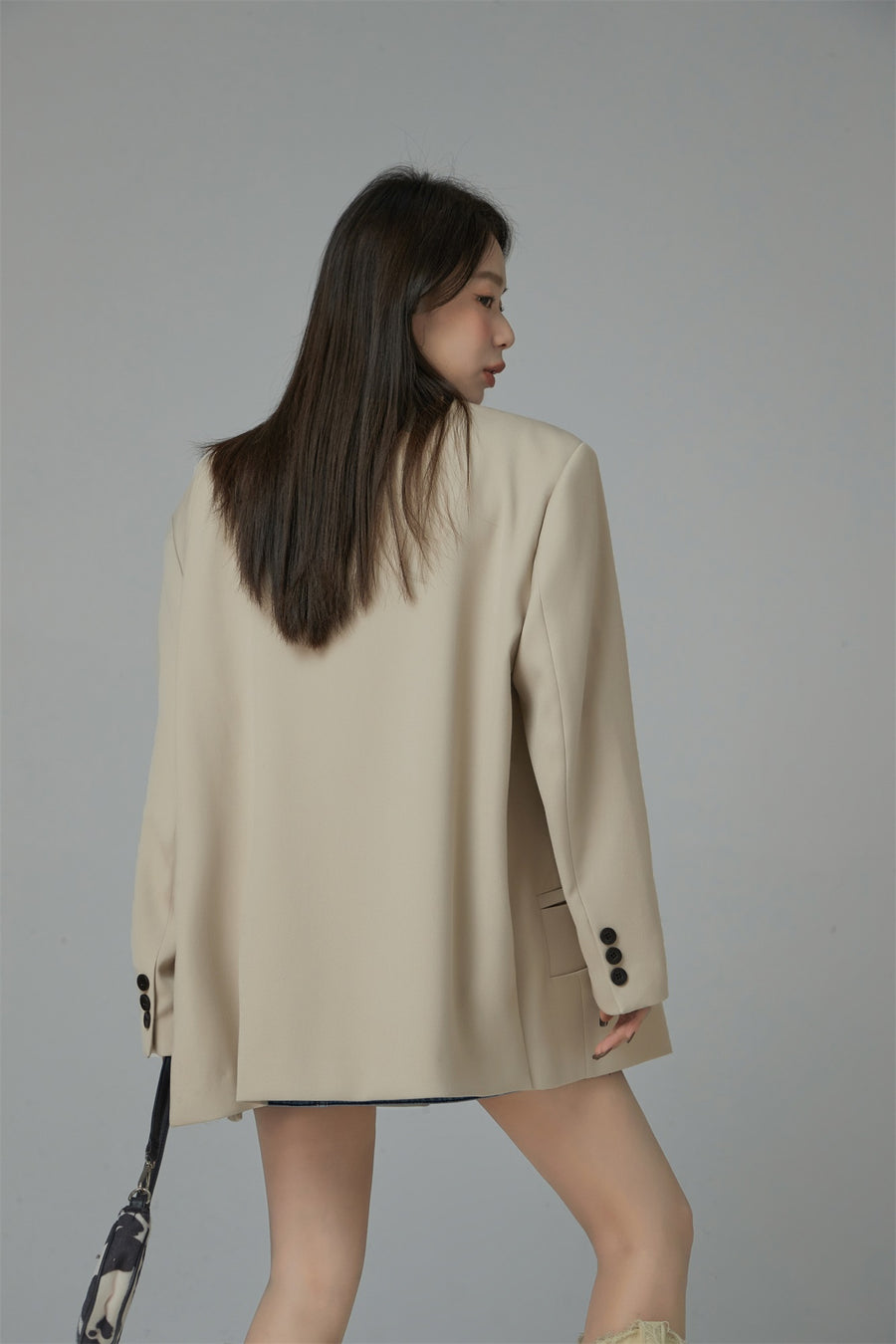 CHUU Oversized School Blazer Jacket