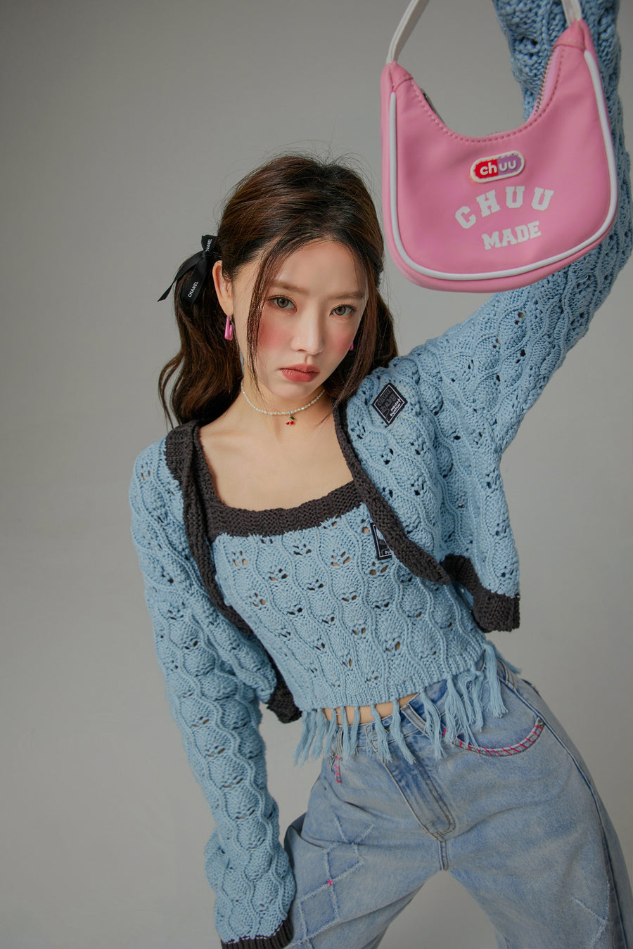 CHUU Positive Spark Knit Cardigan