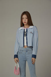 Star Line Collar Shirt