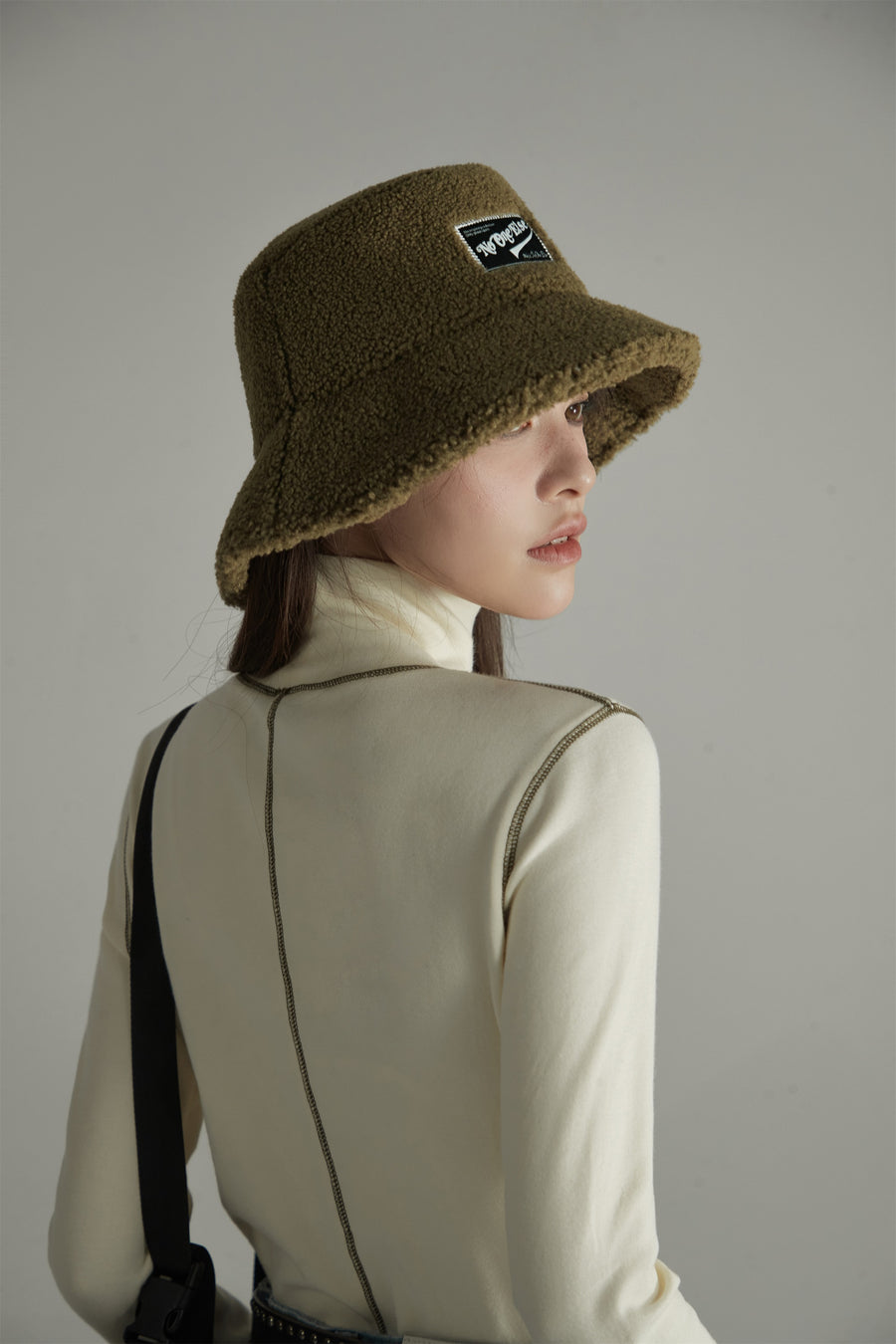 CHUU Fleece Bucket Hat