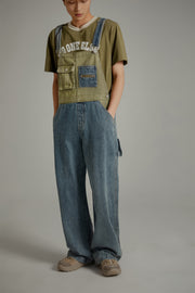 Vintage Oversize Denim Overalls