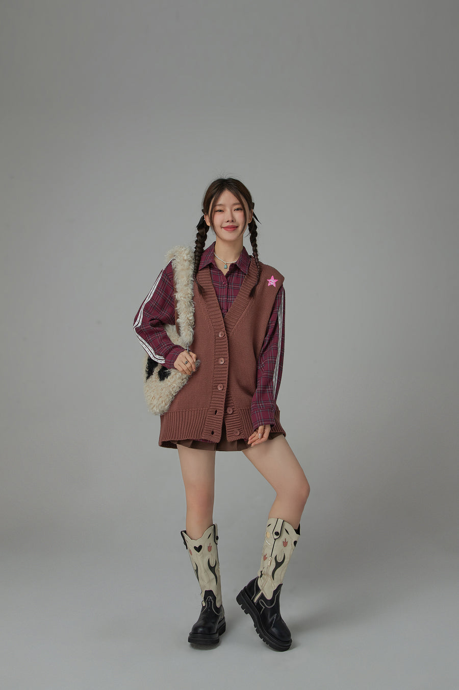 CHUU Anymore Overfit Button Vest